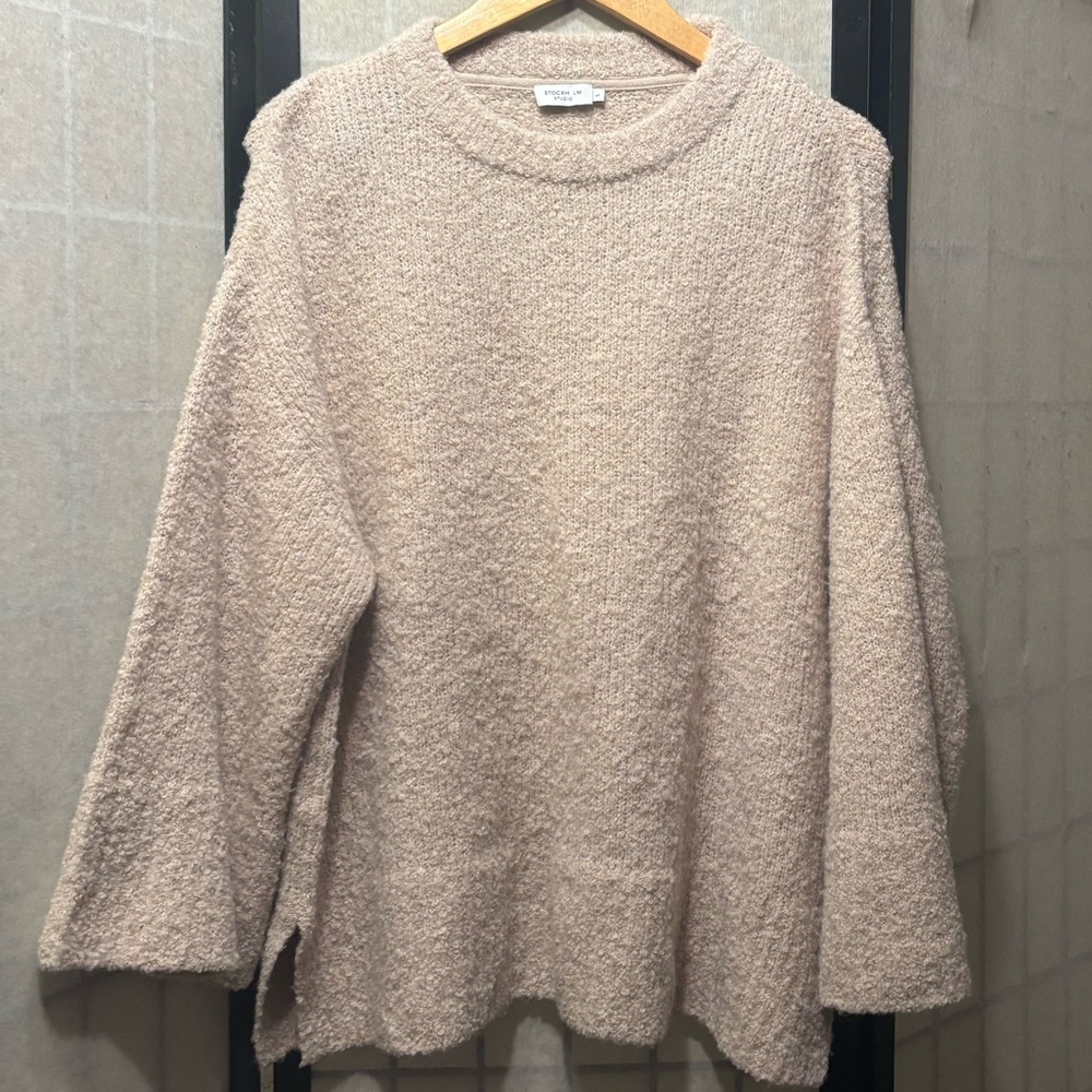 Stockh LM Studio Sweden Relaxed Fit Lucia Knit Wool Alpaca Blend Sweater